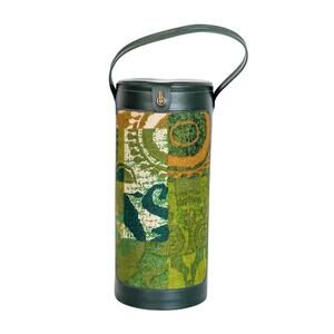 Vintage Knitting Needle Caddy with Lid & Carrying Handle - Sewing Storage